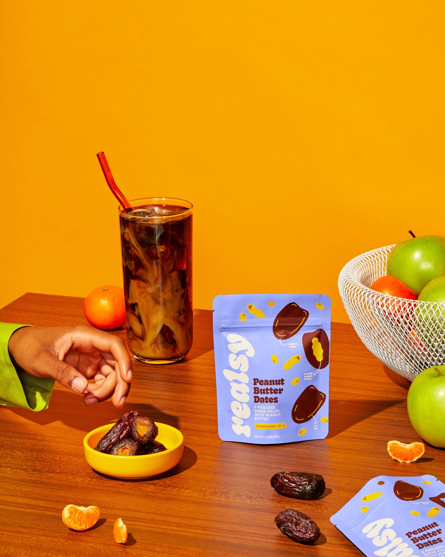 Realsy | Peanut Butter Filled Medjool Date Snack Pack