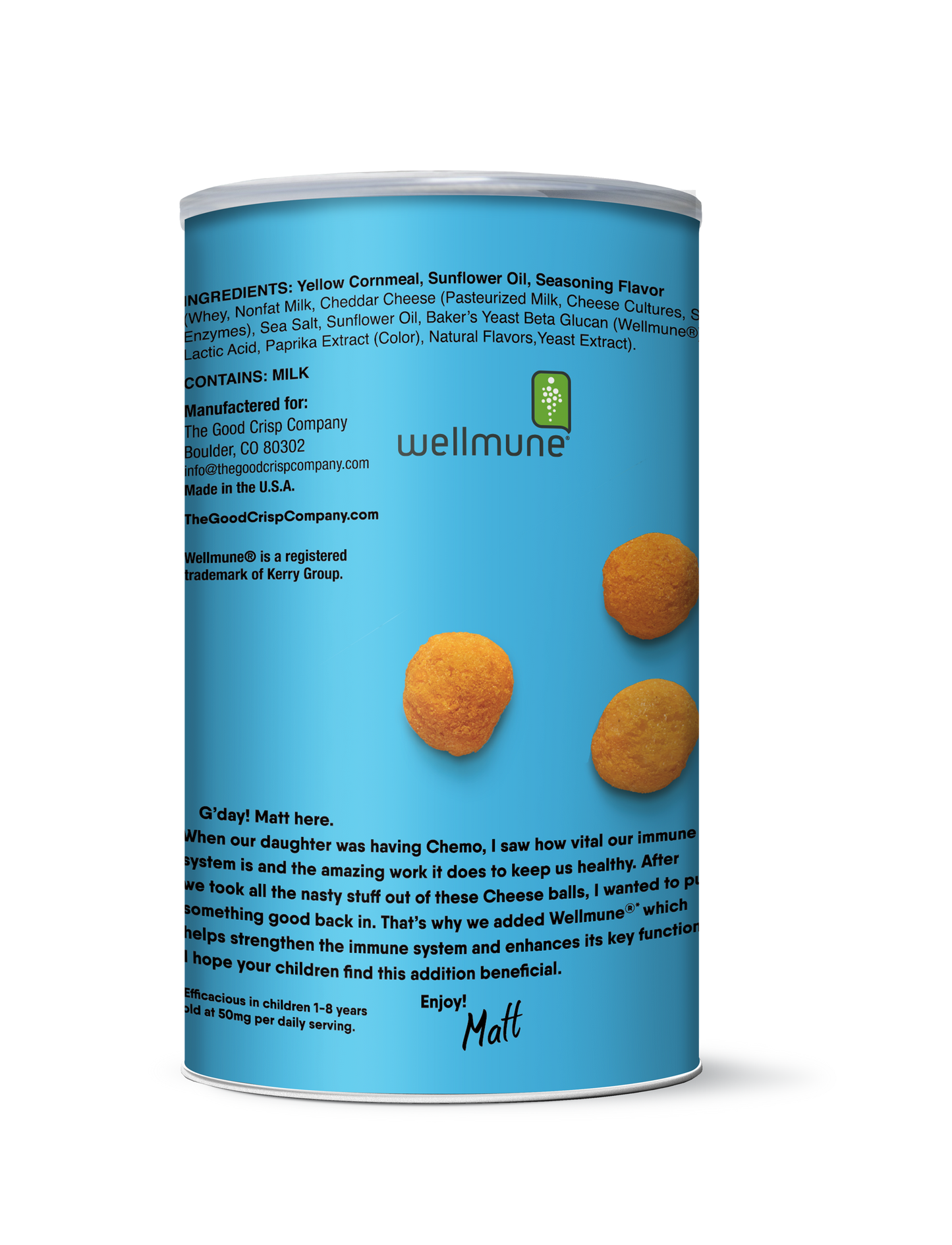 Good Crisp Company | Cheddar Cheese Balls