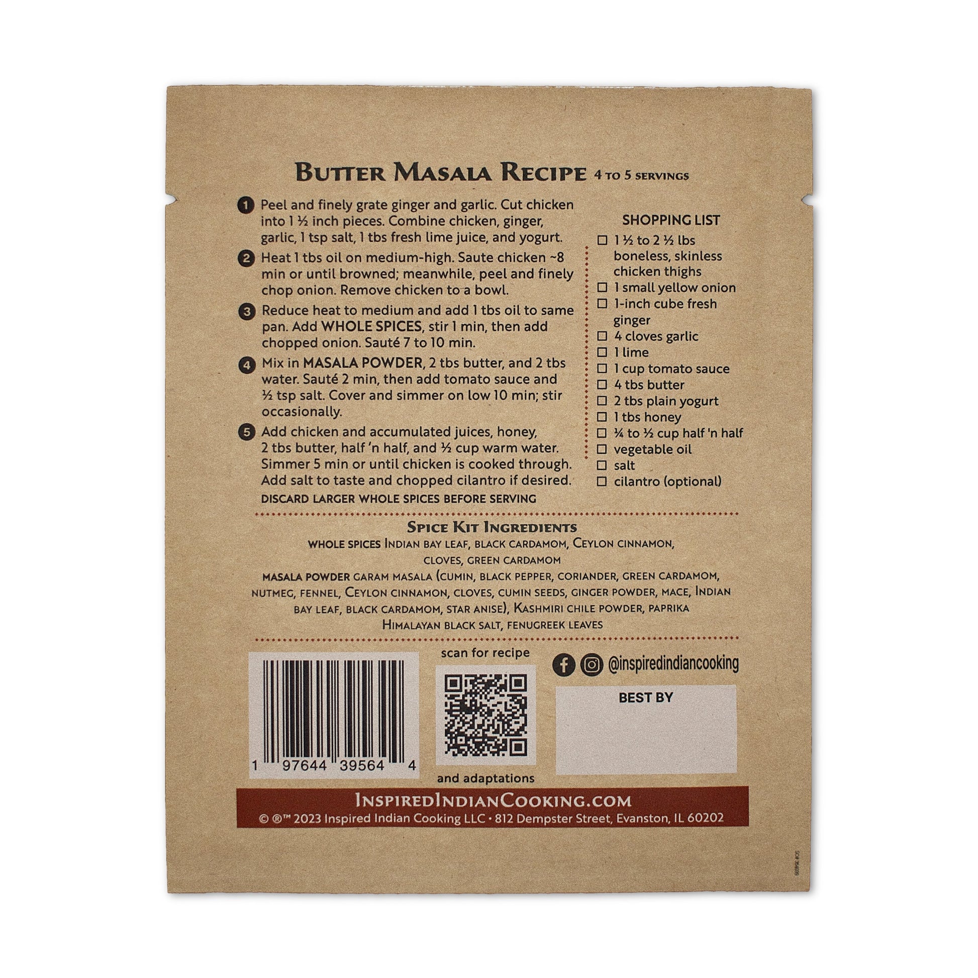 Butter Masala Package