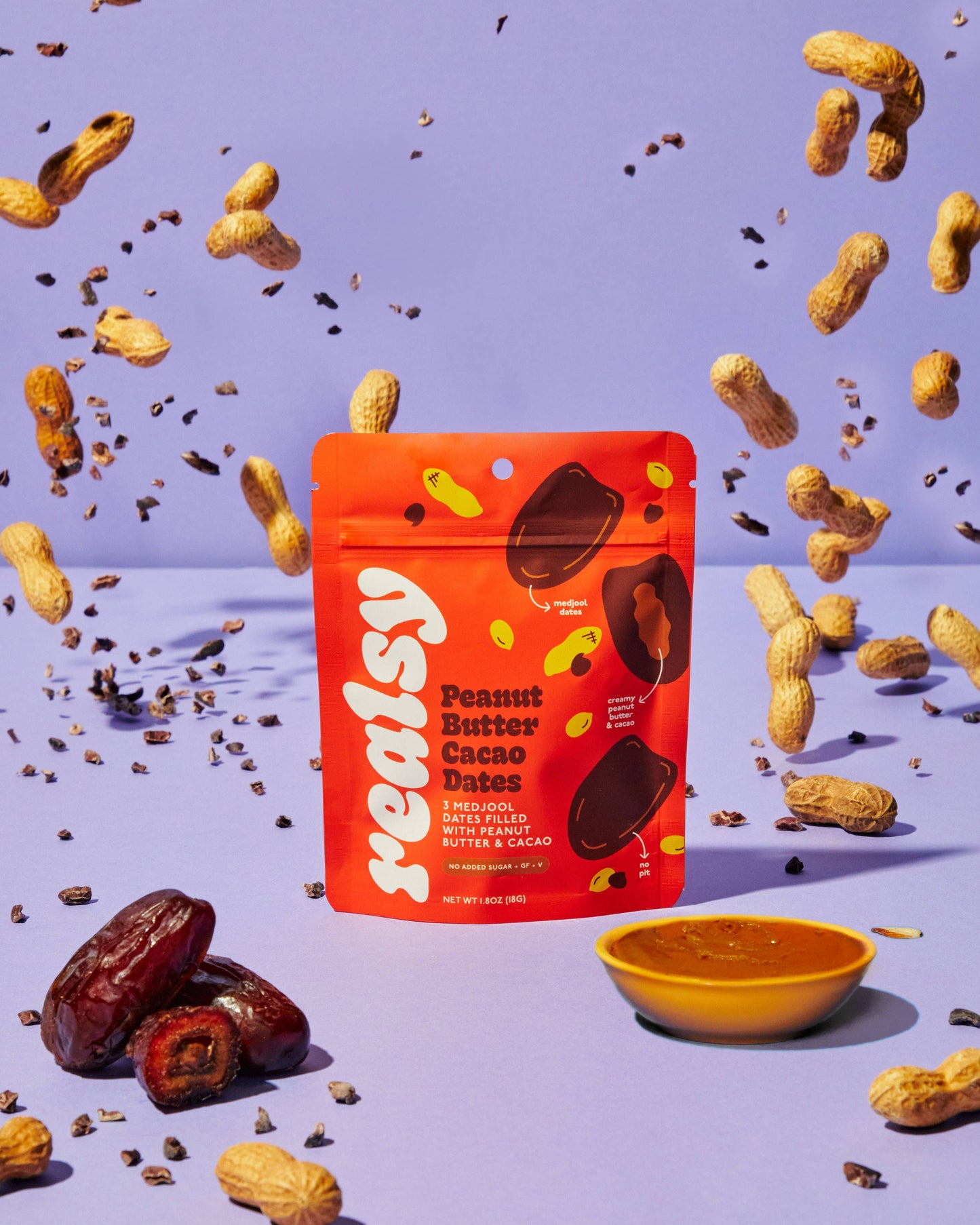 Realsy | Chocolate Peanut Butter-Filled Medjool Dates